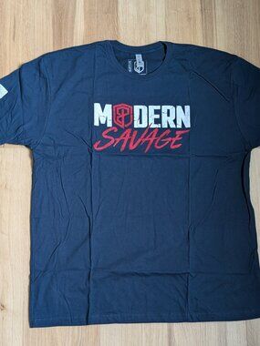NWT Born Primitive Modern Savage T-Shirt Midnight Navy 2XL Graphic Tee